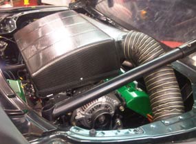 Hockenheim 405 Fitted to Honda NSX, Showing Trumpet Filter socks